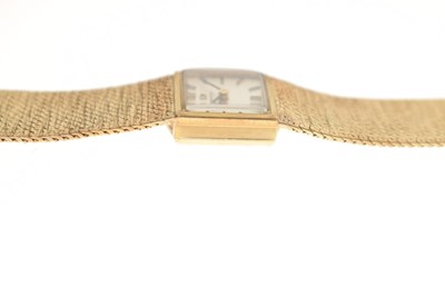 Lot 127 - Omega - Lady's 1960s 9ct gold bracelet watch