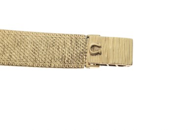 Lot 127 - Omega - Lady's 1960s 9ct gold bracelet watch
