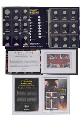 Lot 338 - Elizabeth II 10p coin collection, issued by Westminster Mint and The Royal Mint