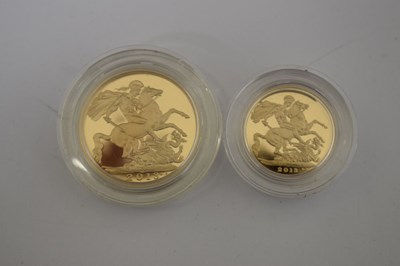Lot 189 - Elizabeth II gold proof four-coin Sovereign Collection set, 2013