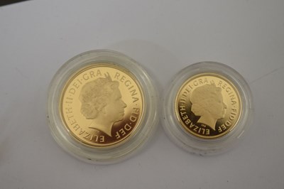 Lot 189 - Elizabeth II gold proof four-coin Sovereign Collection set, 2013