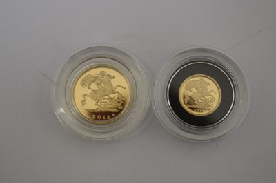 Lot 189 - Elizabeth II gold proof four-coin Sovereign Collection set, 2013