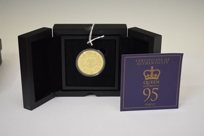 Lot 185 - Jersey - Elizabeth II gold £5 coin, 2021