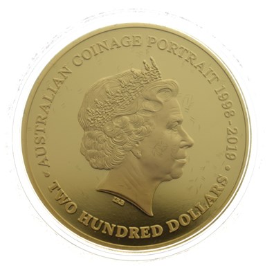 Lot 218 - Royal Australian Mint - Elizabeth II $200 gold proof 2oz coin, 2019