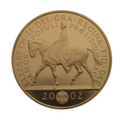 Lot 181 - Elizabeth II gold £5 coin, 2002