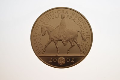 Lot 181 - Elizabeth II gold £5 coin, 2002