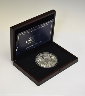 Lot 286 - Bailiwick of Jersey - Elizabeth II 5oz silver ten-pound coin, 2018