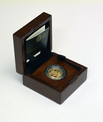 Lot 273 - Queen Elizabeth II gold proof sovereign, 2014