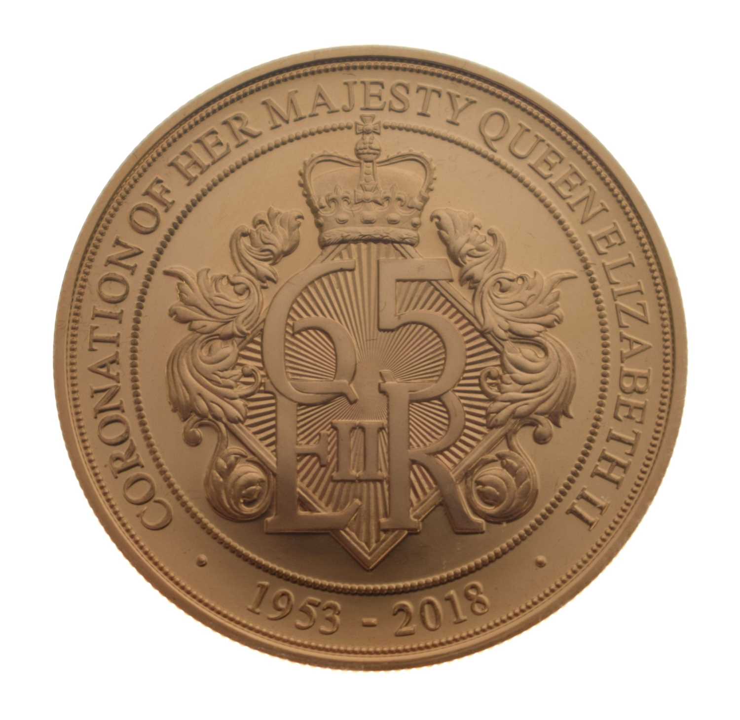 Lot 184 - Isle of Man - Elizabeth II gold proof £5 coin, 2018