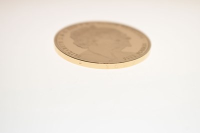 Lot 193 - Elizabeth II gold proof £5 coin, 2017, commemorating the platinum wedding anniversary