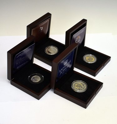 Lot 317 - Four silver commemoratives