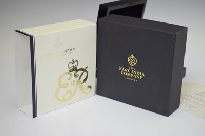 Lot 221 - St Helena - Elizabeth II sovereign gold proof three-coin set, 2021
