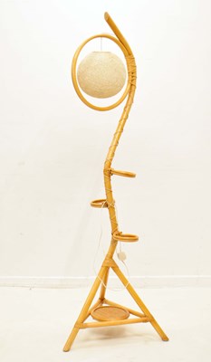 Lot 429 - Daro bamboo and rattan feature light