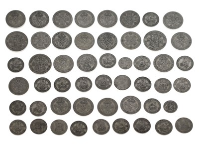 Lot 367 - Collection of pre 1947 silver coinage