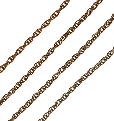 Lot 88 - Yellow metal fancy link chain