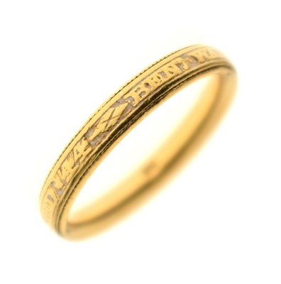 Lot 47 - Georgian mourning ring