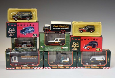 Lot 515 - Collection of Corgi and Vanguard 'Eddie Stobart' diecast model vehicles