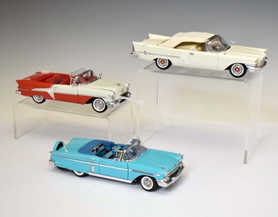 Lot 519 - Danbury Mint - Three boxed diecast model vehicles