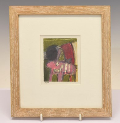 Lot 514 - Roger Cecil (1942-2015) - Miniature oil pastel