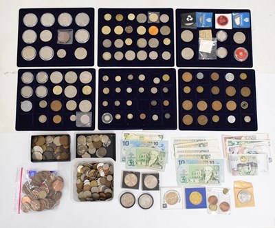 Lot 336 - Collection of GB and world coins and bank notes
