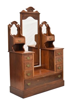 Lot 743 - Early 20th century mahogany dressing table