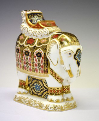 Lot 421 - Royal Crown Derby 'Large Elephant' paperweight