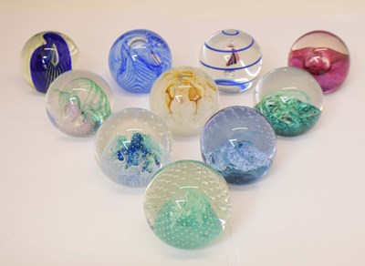 Lot 558 - Ten Caithness paperweights