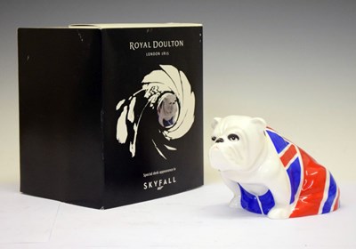 Lot 414 - Royal Doulton for James Bond, Skyfall 'Jack' bulldog DD007