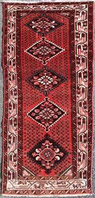 Lot 695 - Shiraz type wool runner 244cm x 81cm