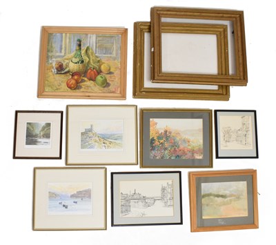 Lot 745 - Collection of pictures, prints and frames