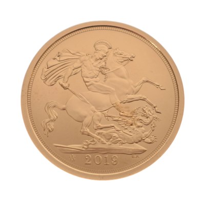 Lot 275 - Elizabeth II gold sovereign 2019