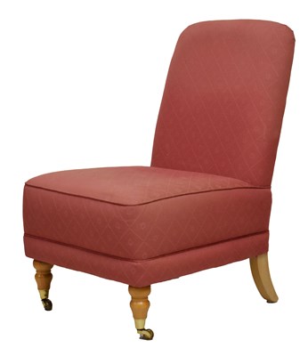 Lot 723 - Attributed to Laura Ashley - Modern 'slipper' chair