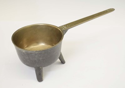 Lot 470 - 18th century Bayley & Street bronzed skillet