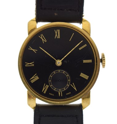 Lot 185 - 1940s 9ct gold cased wristwatch
