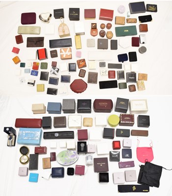 Lot 465 - Large collection of jewellery and watch boxes
