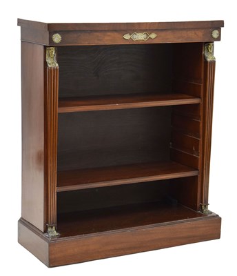 Lot 704 - Reproduction mahogany Egyptian Revival bookcase