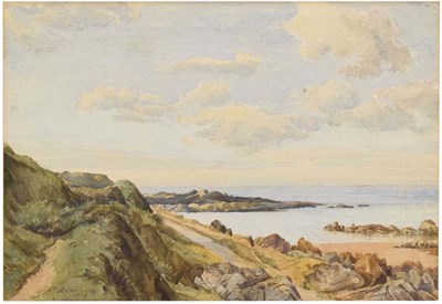 Lot 654 - Early 20th century school - Watercolour - Coastal scene, possibly Cornwall