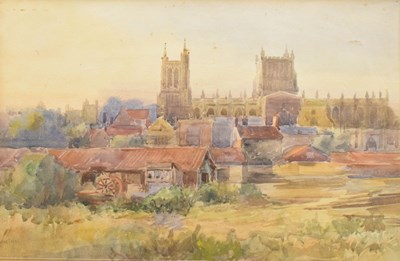 Lot 634 - Francis Abel William Taylor Armstrong (1849-1920) - Watercolour - Bristol Cathedral