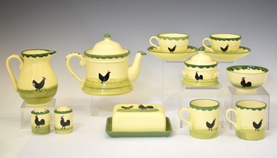 Lot 579 - Collection of Zeller Keramik pottery tea wares