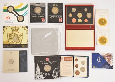 Lot 343 - Collection of UK Royal Mint presentation packs, etc