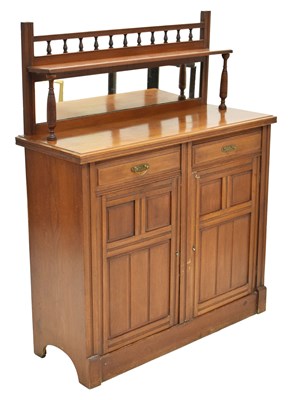 Lot 742 - Late Victorian walnut chiffonier