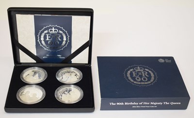 Lot 387 - Elizabeth II - Silver proof four-coin set, 2016