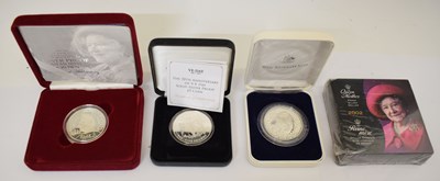 Lot 374 - Four silver proof coins