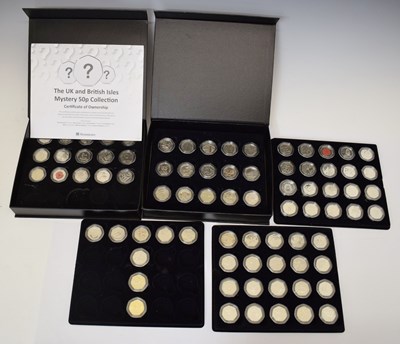 Lot 393 - Collection of fifty pence coins from 'The UK and British Isles Mystery 50p Collection'