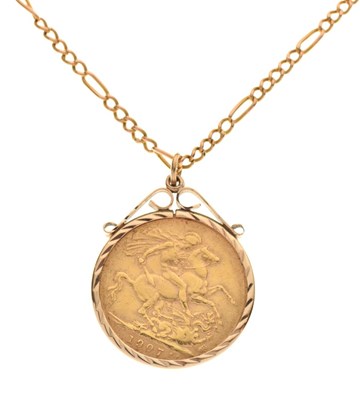 Lot 112 - Edward VII gold sovereign 1907