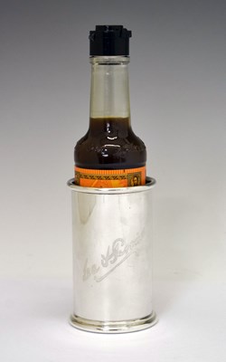 Lot 147 - Theo Fennell - Elizabeth II silver 'Lea & Perrins' bottle holder or condiment sleeve