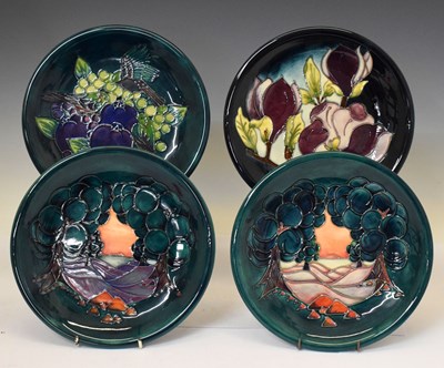Lot 570 - Moorcroft - Four large plates