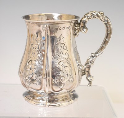 Lot 224 - Victorian silver christening cup or mug