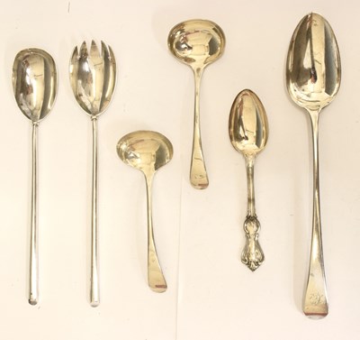 Lot 295 - Collection of silver servers