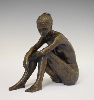Lot 458 - Anne Smith (British late 20th/21st century) - Bronze female nude
